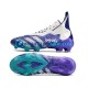 Adidas Predator FREAK FG Púrpura Blanco Botas de Fútbol