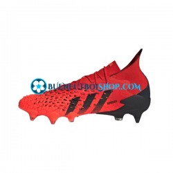 Adidas Predator FREAK.1 SG Meteorite Rojo Negro Botas de Fútbol