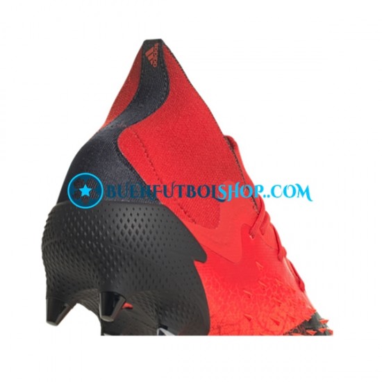 Adidas Predator FREAK.1 SG Meteorite Rojo Negro Botas de Fútbol