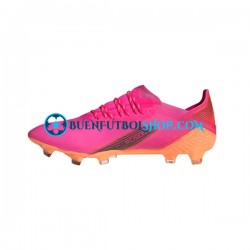 Adidas X GHOSTED.1 FG Superspectral Naranja Rosa Negro Botas de Fútbol