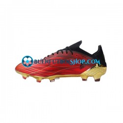 Adidas X SPEEDFLOW.1 FG Showdown Rojo Oro Negro Botas de Fútbol