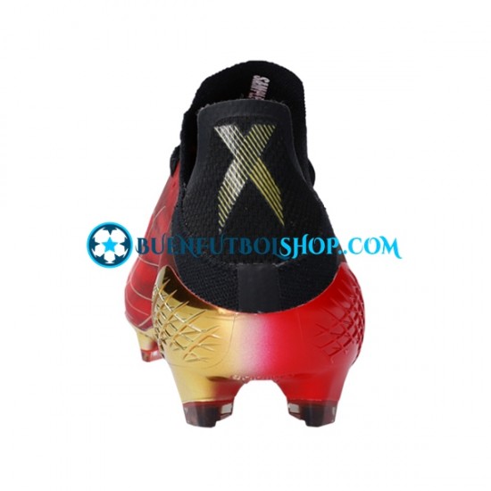 Adidas X SPEEDFLOW.1 FG Showdown Rojo Oro Negro Botas de Fútbol
