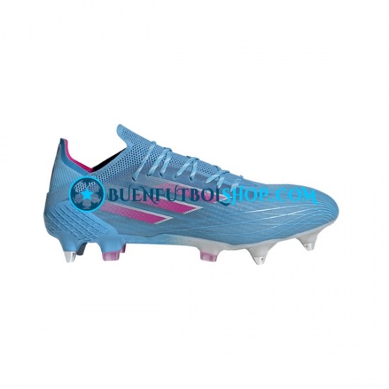 Adidas X SPEEDFLOW.1 SG Sapphire Edge Rosa Azul Blanco Botas de Fútbol