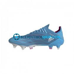 Adidas X SPEEDFLOW.1 SG Sapphire Edge Rosa Azul Blanco Botas de Fútbol