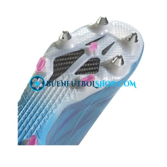 Adidas X SPEEDFLOW.1 SG Sapphire Edge Rosa Azul Blanco Botas de Fútbol
