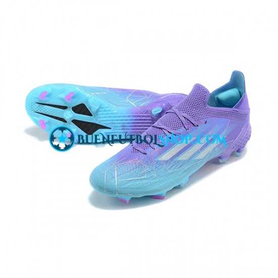 Adidas X Speed flow FG Púrpura Azul Botas de Fútbol