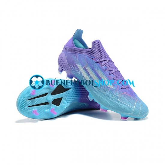 Adidas X Speed flow FG Púrpura Azul Botas de Fútbol