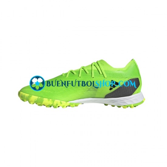 Adidas X Speedportal.1 TF Game Data Verde Negro Botas de Fútbol