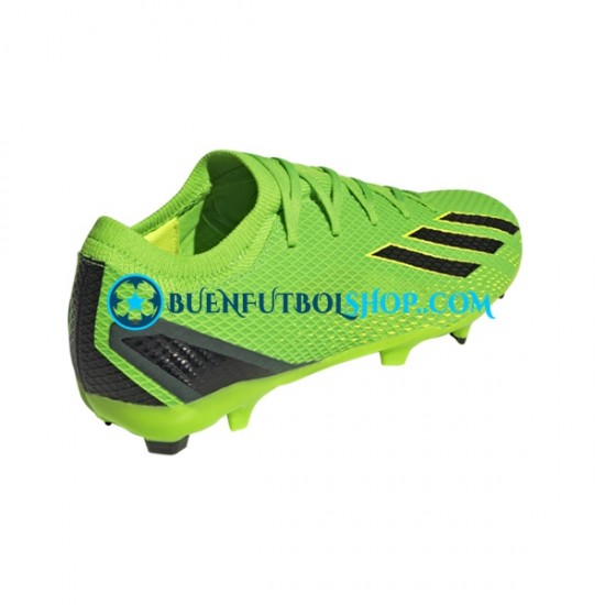 Adidas X Speedportal.3 FG Game Data Verde Negro Botas de Fútbol