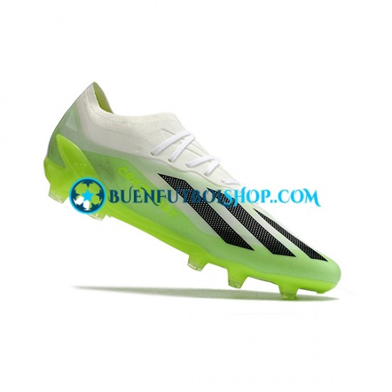 Adidas X23 .1 FG Blanco Verde Negro Botas de Fútbol