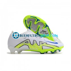 Nike Air Zoom Mercurial IX Elite FG Blanco Verde Botas de Fútbol