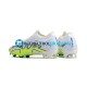 Nike Air Zoom Mercurial IX Elite FG Blanco Verde Botas de Fútbol