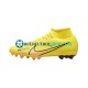 Nike Air Zoom Mercurial Superfly IX Academy AG AG Lucent Rosa Amarillo Botas de Fútbol