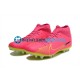 Nike Air Zoom Mercurial Superfly IX Academy AG Rosa Verde Botas de Fútbol