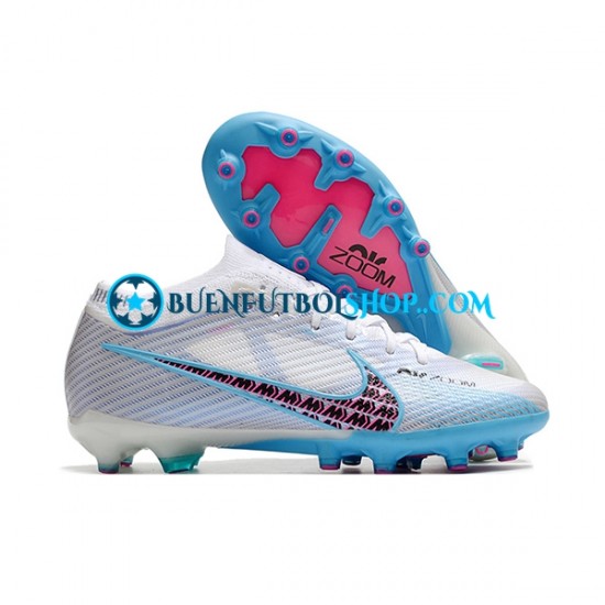 Nike Air Zoom Mercurial Superfly IX Elite AG Azul Blanco Botas de Fútbol