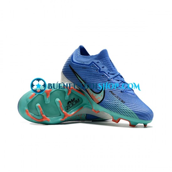 Nike Air Zoom Mercurial Superfly IX Elite FG Azul Verde Botas de Fútbol