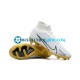 Nike Air Zoom Mercurial Superfly IX Elite FG Oro Blanco Botas de Fútbol