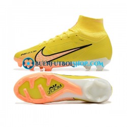 Nike Air Zoom Mercurial Superfly IX Elite FG Naranja Amarillo Botas de Fútbol