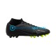 Nike Air Zoom Mercurial Superfly IX Shadow Academy AG Gris Negro Botas de Fútbol