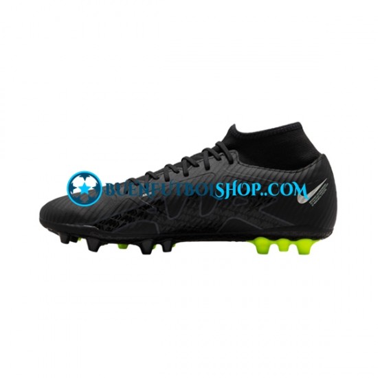 Nike Air Zoom Mercurial Superfly IX Shadow Academy AG Gris Negro Botas de Fútbol