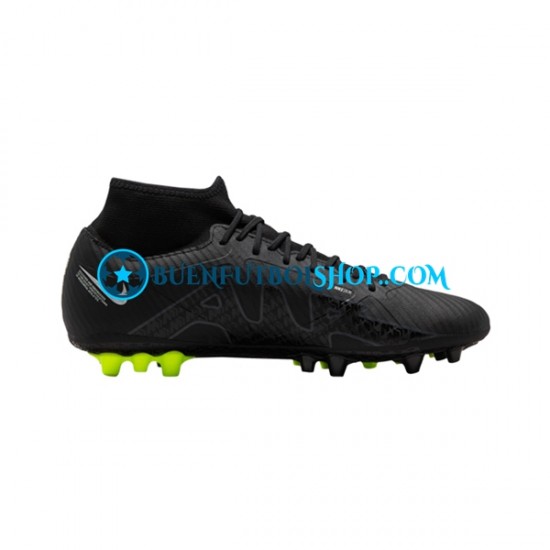 Nike Air Zoom Mercurial Superfly IX Shadow Academy AG Gris Negro Botas de Fútbol