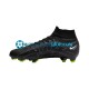 Nike Air Zoom Mercurial Superfly IX Shadow Pro FG Gris Negro Botas de Fútbol