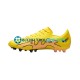 Nike Air Zoom Mercurial Vapor XV Academy AG Lucent Rosa Amarillo Botas de Fútbol