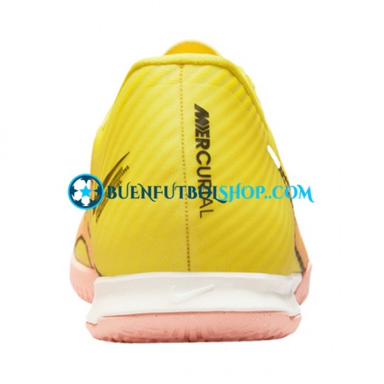 Nike Air Zoom Mercurial Vapor XV Academy IC Halle Lucent Rosa Amarillo Botas de Fútbol