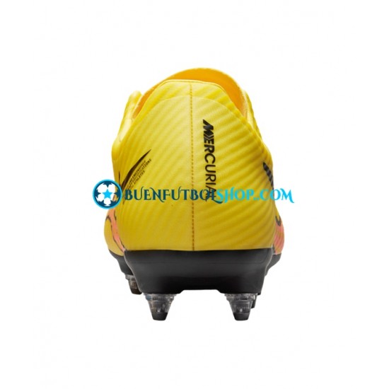 Nike Air Zoom Mercurial Vapor XV Academy SG Pro AC Lucent Rosa Amarillo Botas de Fútbol