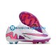 Nike Air Zoom Mercurial Vapor XV Elite AG Púrpura Rosa Blanco Botas de Fútbol