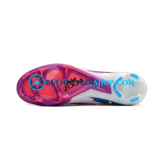 Nike Air Zoom Mercurial Vapor XV Elite AG Púrpura Rosa Blanco Botas de Fútbol
