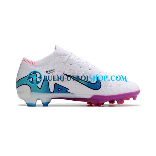 Nike Air Zoom Mercurial Vapor XV Elite AG Púrpura Rosa Blanco Botas de Fútbol