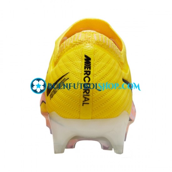 Nike Air Zoom Mercurial Vapor XV Elite FG Lucent Rosa Amarillo Botas de Fútbol