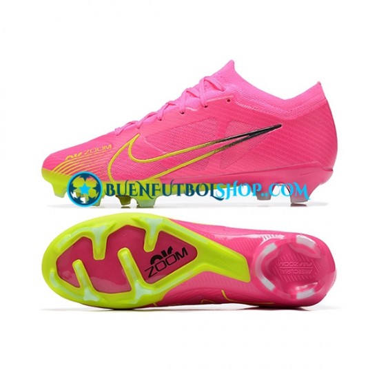 Nike Air Zoom Mercurial Vapor XV Elite FG Rojo Verde Botas de Fútbol