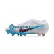Nike Air Zoom Mercurial Vapor XV Elite SG Azul Blanco Botas de Fútbol