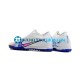 Nike Air Zoom Mercurial Vapor XV Elite TF Azul Blanco Botas de Fútbol