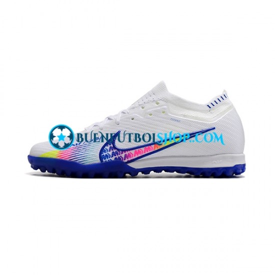 Nike Air Zoom Mercurial Vapor XV Elite TF Azul Blanco Botas de Fútbol