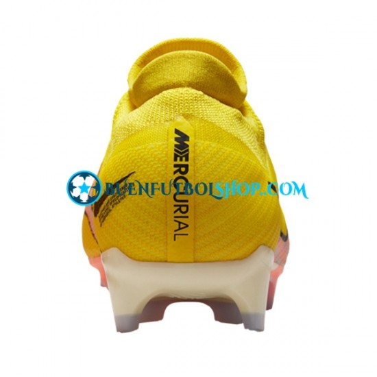 Nike Air Zoom Mercurial Vapor XV Pro FG Lucent Rosa Amarillo Botas de Fútbol
