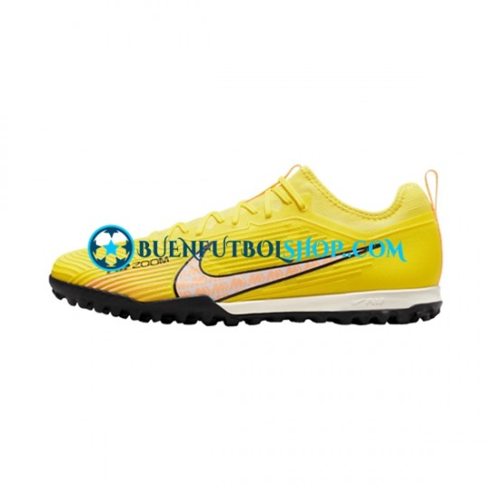 Nike Air Zoom Mercurial Vapor XV Pro TF Lucent Rosa Amarillo Botas de Fútbol