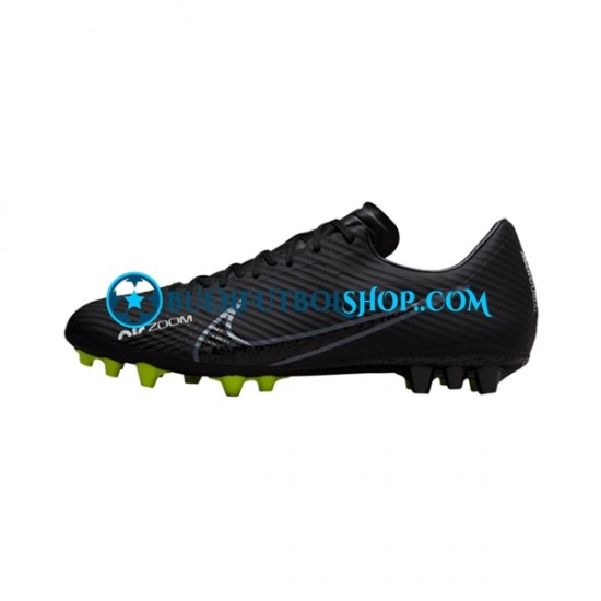 Nike Air Zoom Mercurial Vapor XV Shadow Academy AG Gris Negro Botas de Fútbol