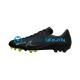 Nike Air Zoom Mercurial Vapor XV Shadow Academy AG Gris Negro Botas de Fútbol