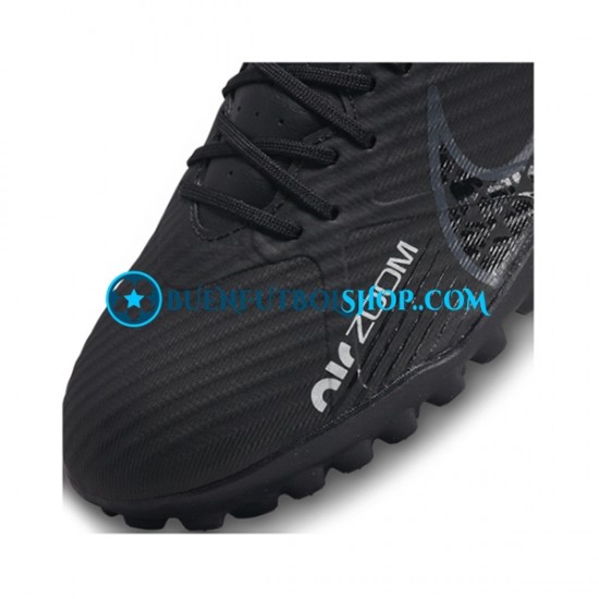 Nike Air Zoom Mercurial Vapor XV Shadow Academy TF Gris Negro Botas de Fútbol