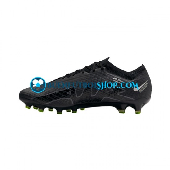 Nike Air Zoom Mercurial Vapor XV Shadow Elite AG Pro Gris Negro Botas de Fútbol