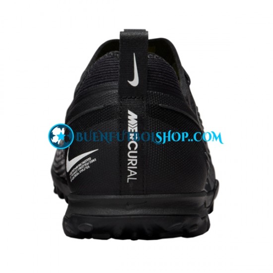 Nike Air Zoom Mercurial Vapor XV Shadow Pro TF Gris Negro Botas de Fútbol