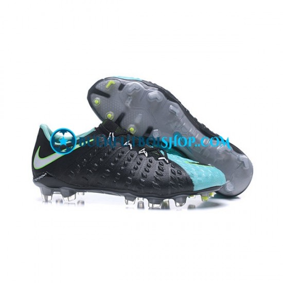 Nike HyperVenom Phantom III Elite FG Azul Negro Botas de Fútbol