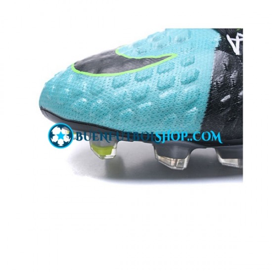 Nike HyperVenom Phantom III Elite FG Azul Negro Botas de Fútbol