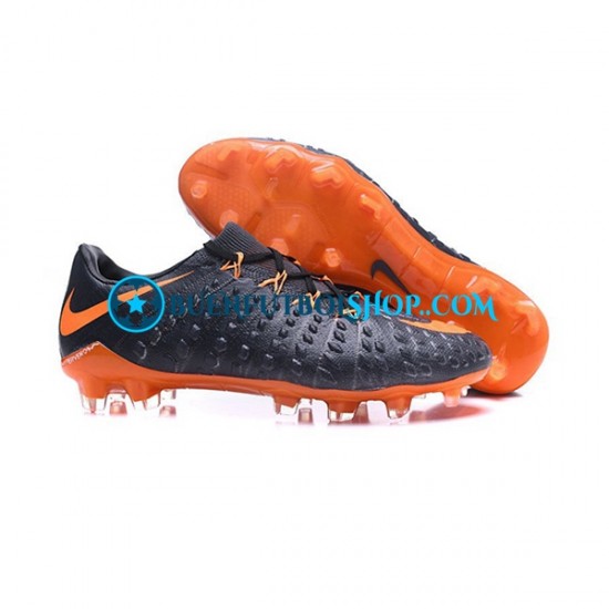 Nike HyperVenom Phantom III Elite FG Naranja Negro Botas de Fútbol