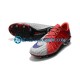 Nike HyperVenom Phantom III Elite FG Rojo Gris Botas de Fútbol