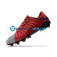 Nike HyperVenom Phantom III Elite FG Rojo Gris Botas de Fútbol