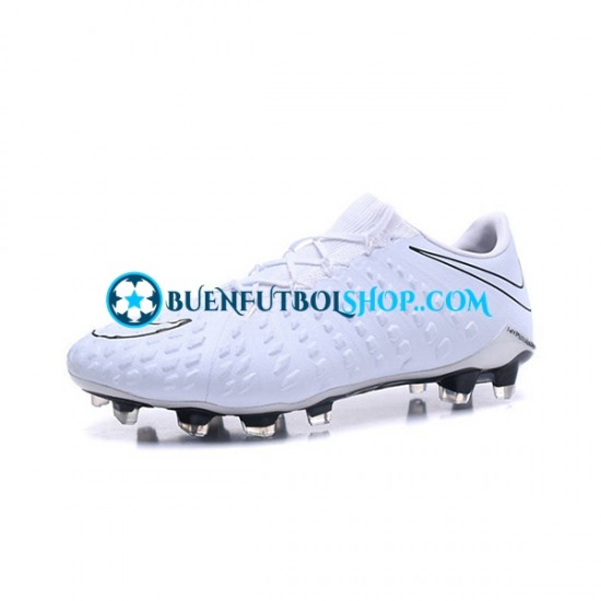 Nike HyperVenom Phantom III Elite FG Blanco Botas de Fútbol